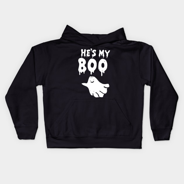 He is my boo Kids Hoodie by Trendsdk